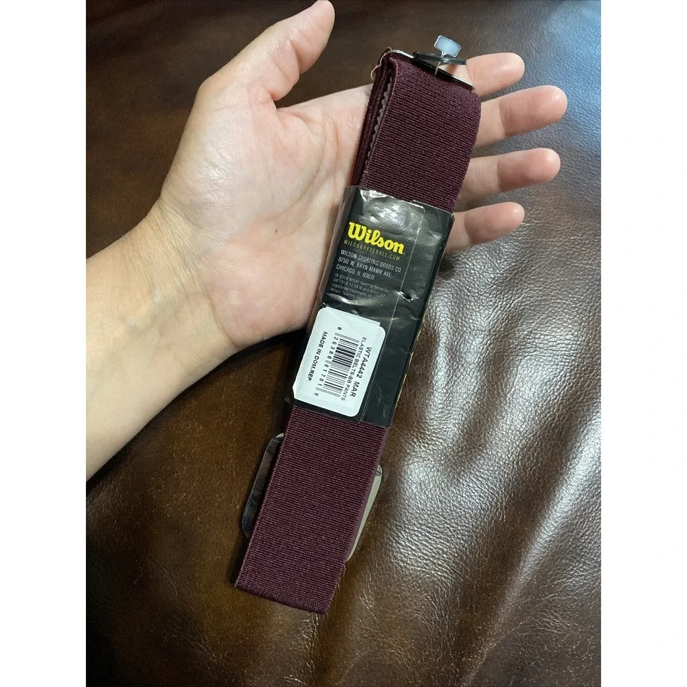 Wilson Adult Baseball/Softball Elastic Belt - Purple. NWT